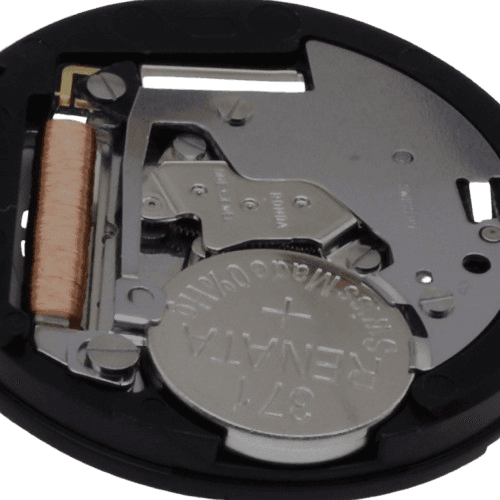 The Ronda 505 Swiss quartz movement inside Virasat